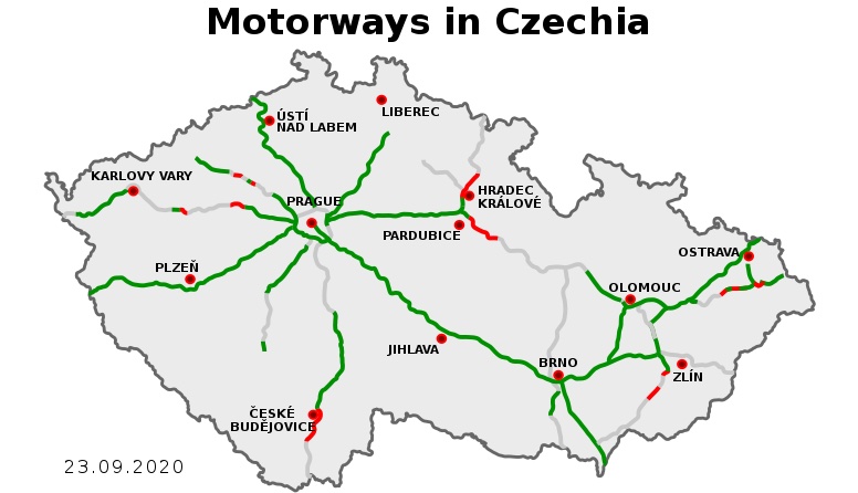 czeskie autostrady